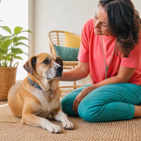 Acompanhamento de comportamento canino